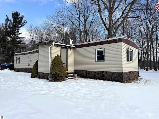 view of manufactured / mobile home