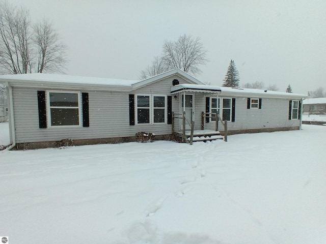 view of manufactured / mobile home