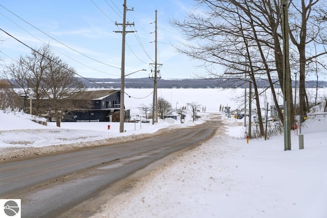 view of road