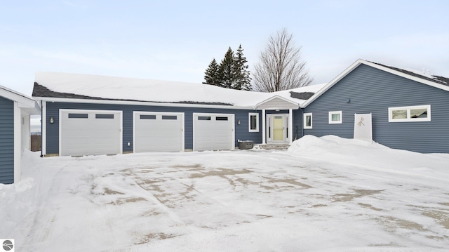 view of ranch-style home