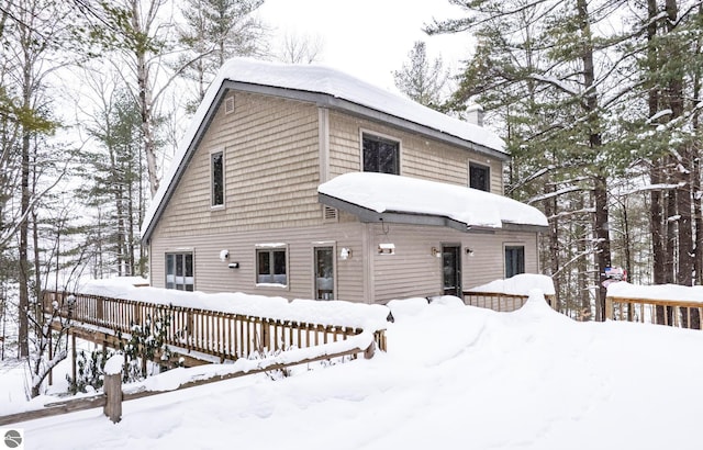 view of front of home