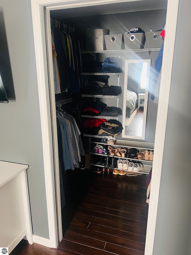 view of closet