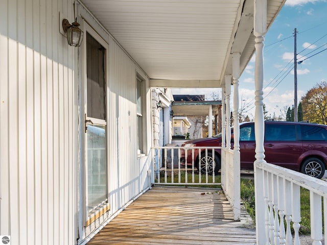 view of deck