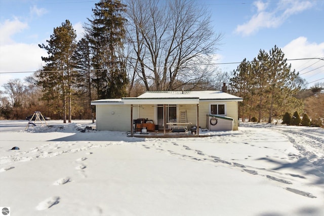 exterior space featuring a porch