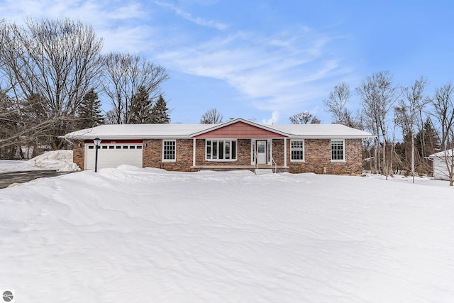 ranch-style house with an attached garage