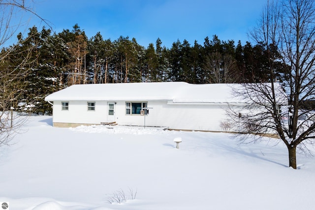 view of front of home