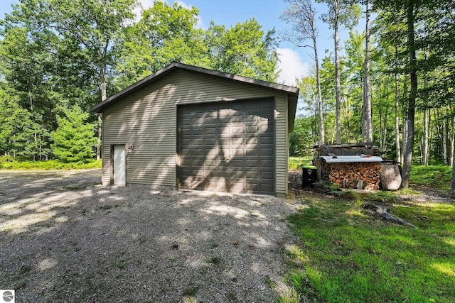 view of outdoor structure with an outdoor structure