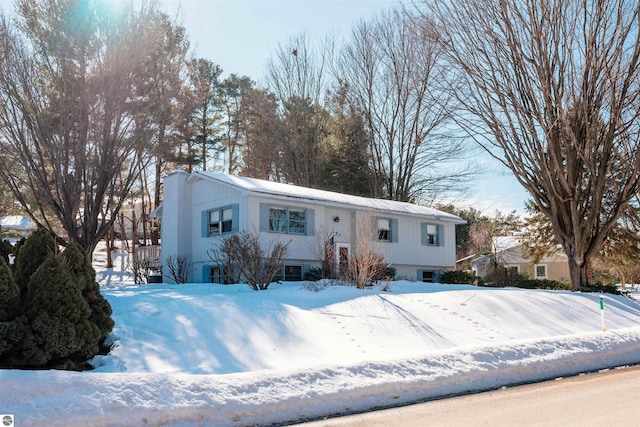 view of bi-level home