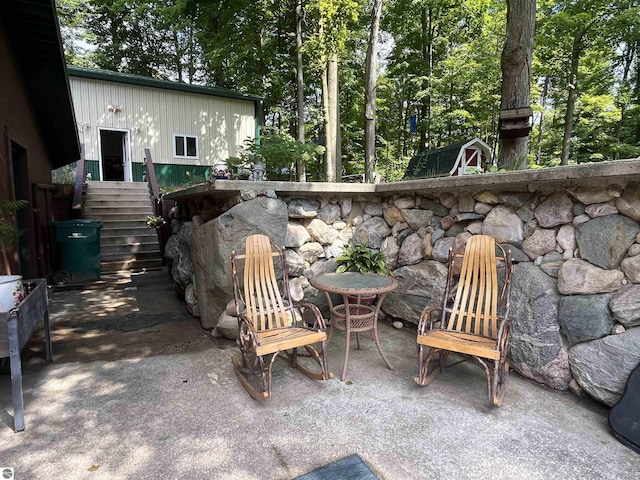 view of patio