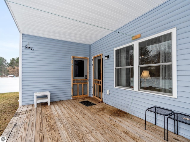 view of deck