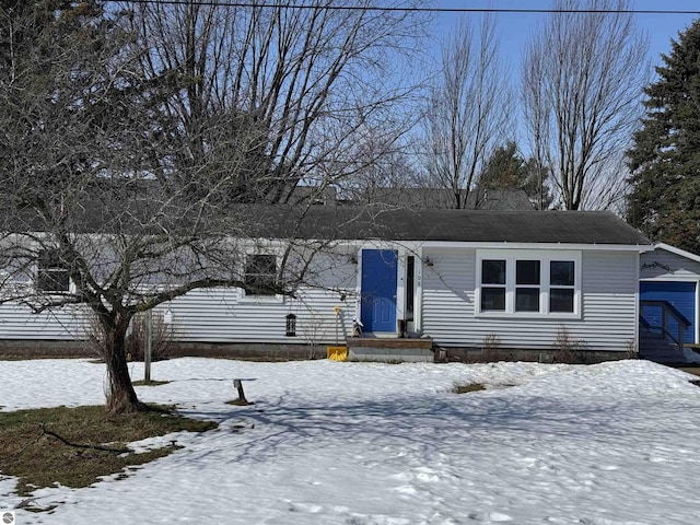 view of ranch-style house