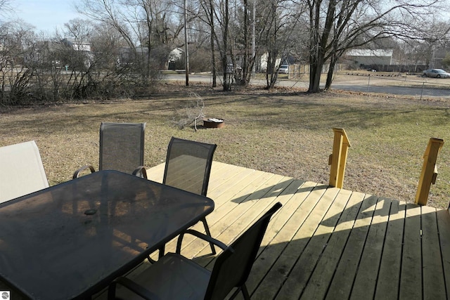 exterior space with outdoor dining area