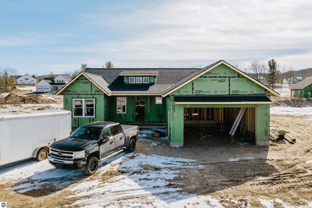 view of property under construction