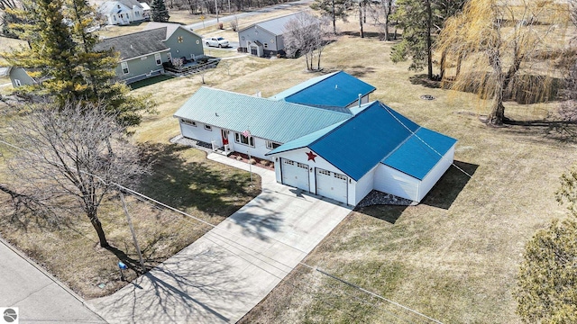 drone / aerial view