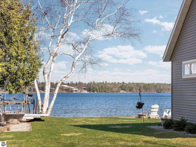 property view of water