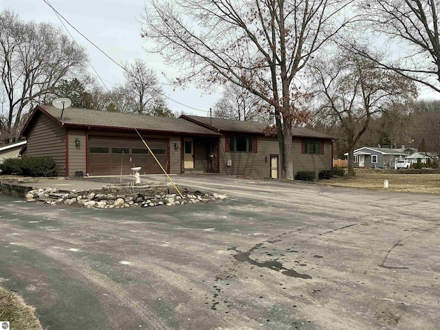 view of front of home with an attached garage