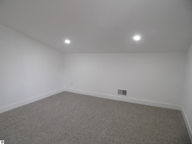 4177 Seminole St, Gladwin, MI 48624 - additional living space featuring carpet floors, recessed lighting, and baseboards