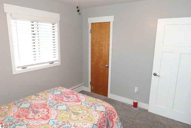 5661 Golfridge Rd, Alma, MI 48801 - carpeted bedroom with baseboards