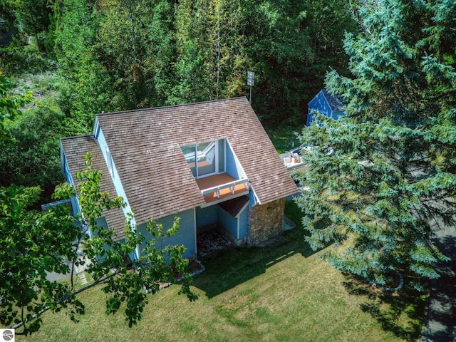 4781 E Golfview Dr, Leland, MI 49654 - aerial view