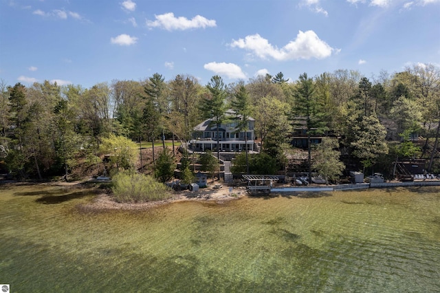 5568 Lakeview Dr, Interlochen, MI 49643 - view of yard