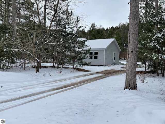 11893 Lillian Lee Dr, Interlochen, MI 49643 - view of yard layered in snow