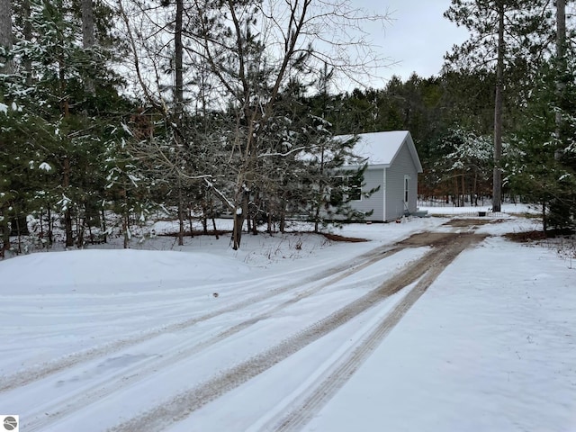 11893 Lillian Lee Dr, Interlochen, MI 49643 - view of yard layered in snow