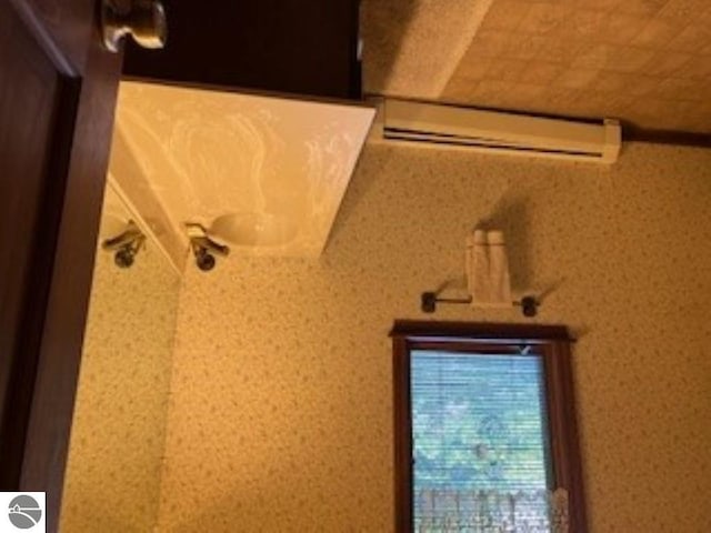 5016 Michabou Rd, Frankfort, MI 49635 - detailed view of a wall mounted air conditioner
