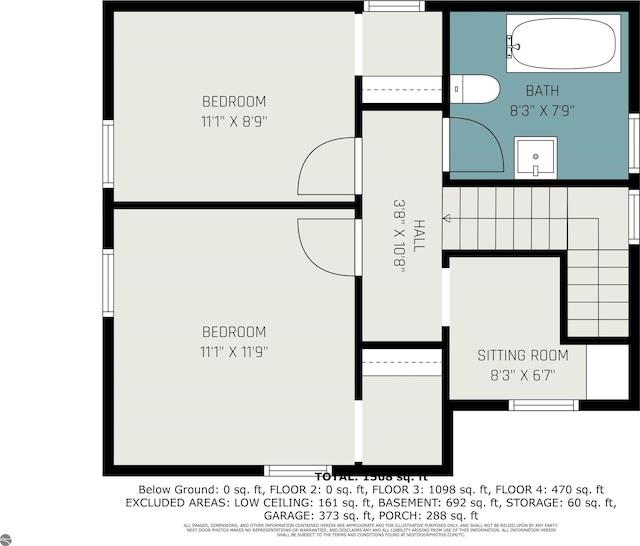 622 Leelanau Ave, Frankfort, MI 49635 - floor plan