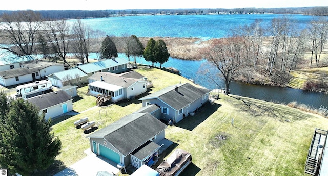 17429 Summit Ct, Barryton, MI 49305 - aerial view of a large body of water