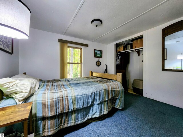 8468 Shorewood Ct, Mancelona, MI 49659 - carpeted bedroom with a closet