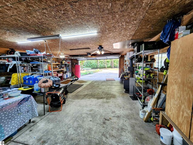 8468 Shorewood Ct, Mancelona, MI 49659 - view of garage