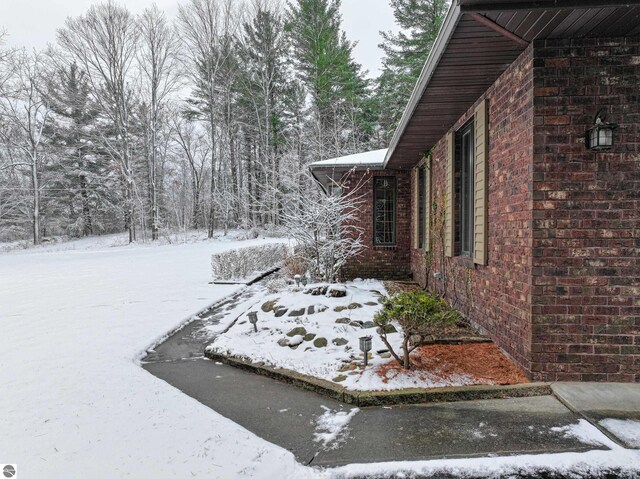7021 Cook Rd, Williamsburg, MI 49690 - view of yard covered in snow