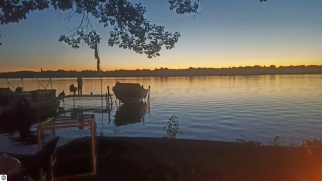 4432 E Cedar Lake Dr, Greenbush, MI 48738 - dock area with a water view