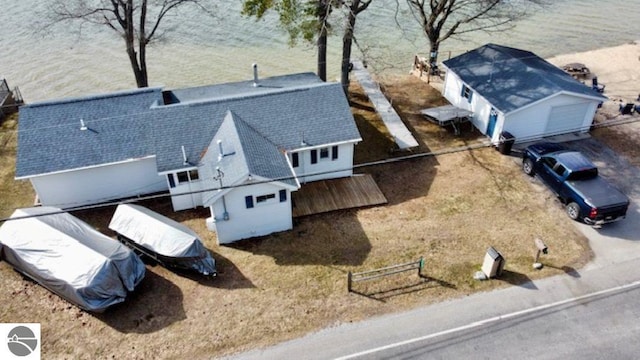 4432 E Cedar Lake Dr, Greenbush, MI 48738 - view from above of property