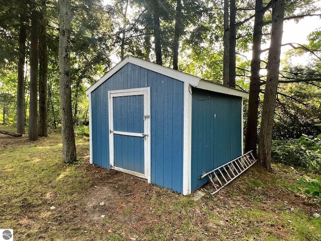 160 White Birch Ln, Cadillac, MI 49601 - view of shed