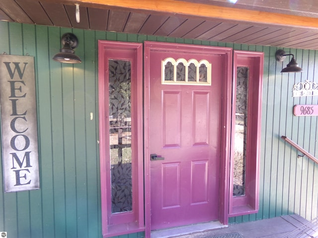 view of entrance to property