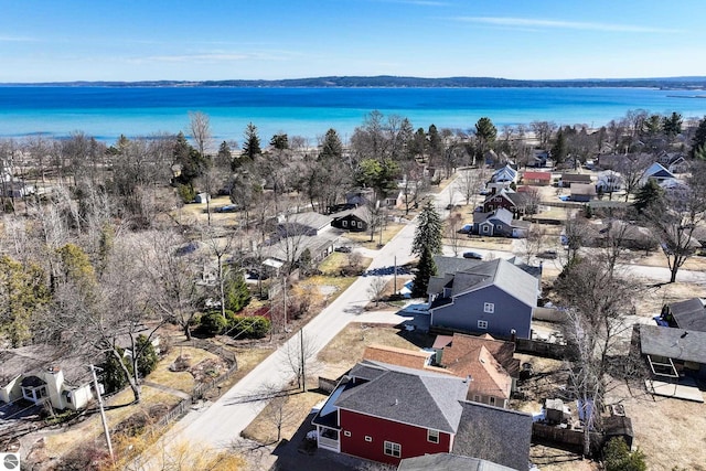 aerial perspective of suburban area