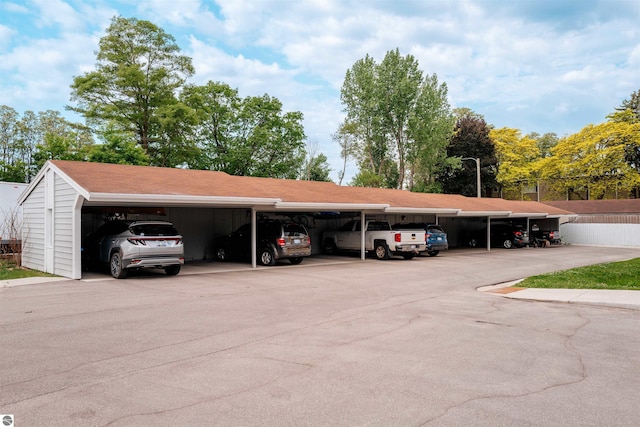 750 Centre Pl Unit 5, Traverse City, MI 49686 - view of covered parking lot