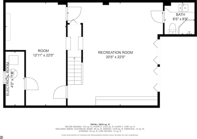 800 Evart St, Cadillac, MI 49601 - view of layout