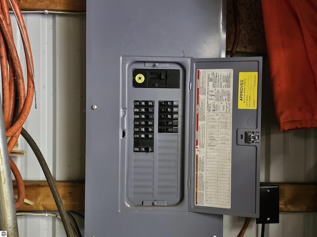 utility room featuring electric panel