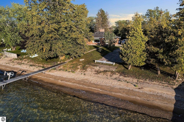 112 N Benzie Blvd, Beulah, MI 49617 - drone / aerial view