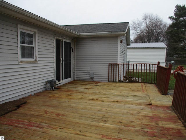 view of deck