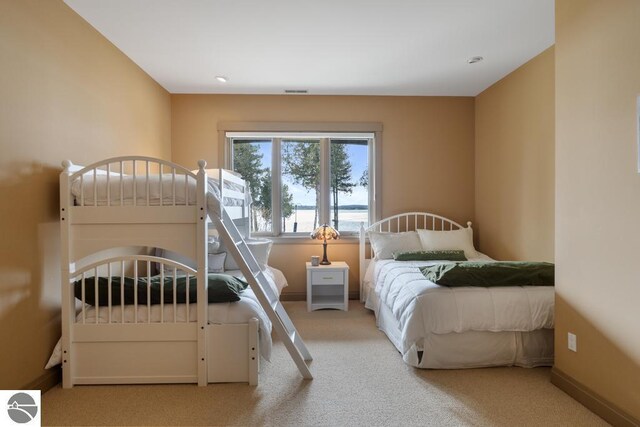 6579 Woods Creek Dr, Charlevoix, MI 49720 - carpeted bedroom with baseboards