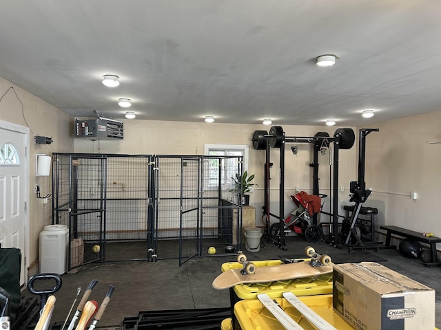 view of workout room
