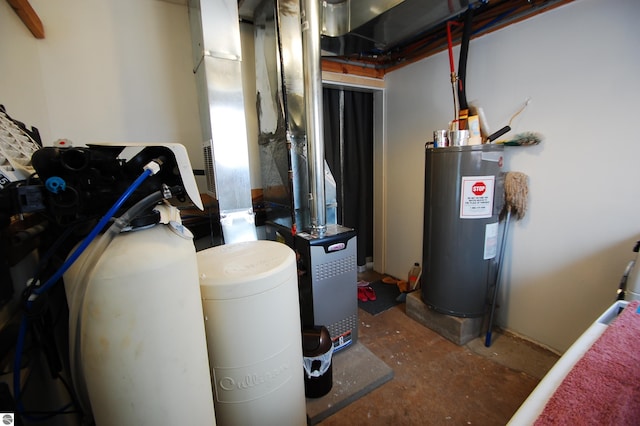 utilities featuring water heater