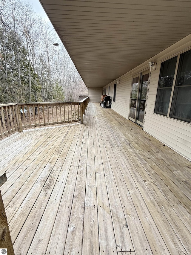 view of deck