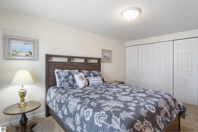 5000 Townhouse Dr, Cedar, MI 49621 - bedroom with a closet and carpet