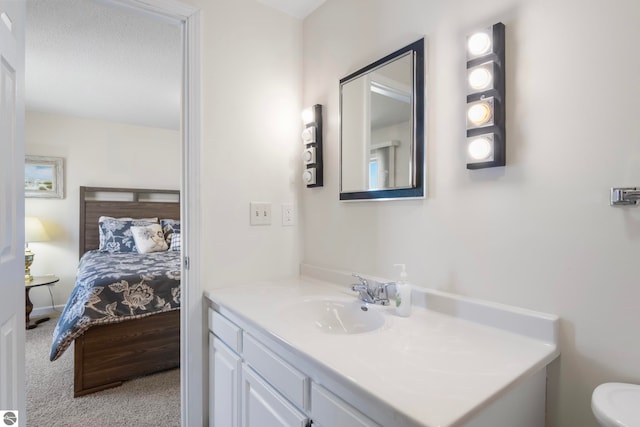 5000 Townhouse Dr, Cedar, MI 49621 - half bath featuring toilet and vanity