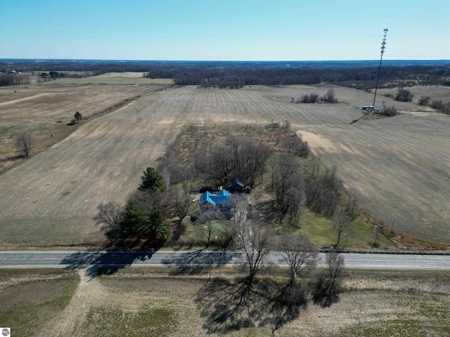 2587 S Coldwater Rd, Mount Pleasant, MI 48858 - drone / aerial view with a rural view