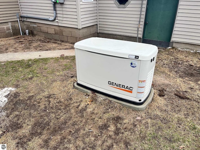 exterior details with a power unit